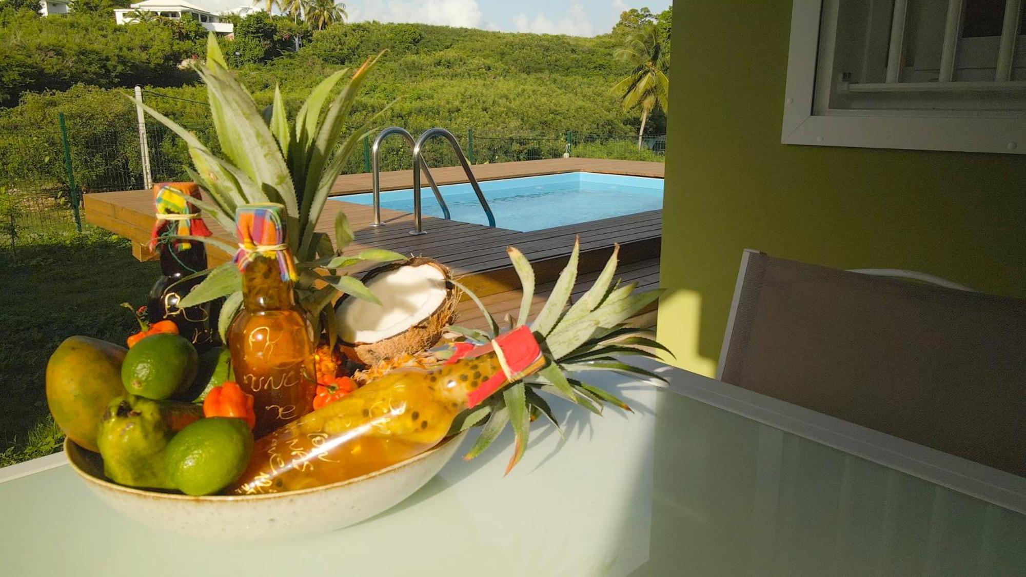 Studio Avec Piscine, A 3 Minutes A Pied Des Plages Sainte-Anne  Exterior foto